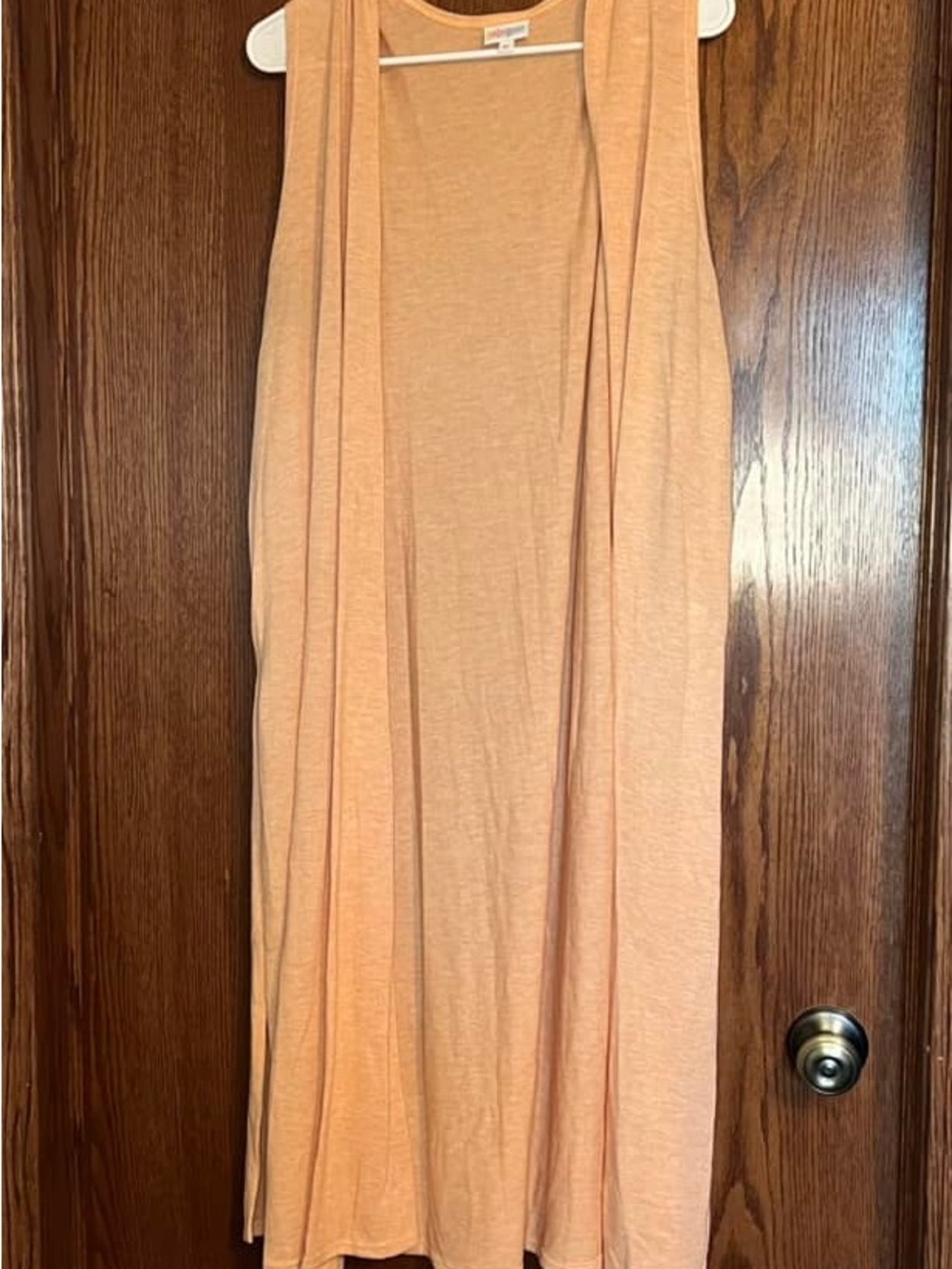 LuLaRoe Peach Sleeveless Maxi